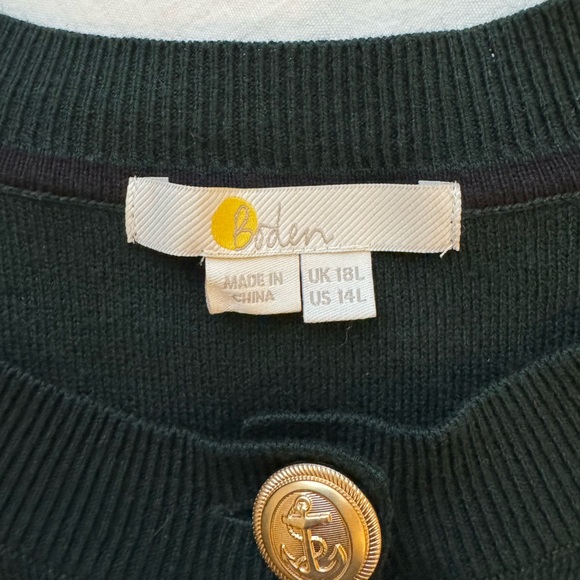 Boden Relaxed Knitted Mini Dress Green Size 14L - Picture 13 of 14